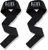 Flex Healthy Lifting straps-Powerlifting- Fitness- Wrist wraps- Straps- Lifting. Belt- Sporten- Blaren/Eelt tegengaan- Grip- Kracht training accessories- Gym- Unisex- Bodybuilding-