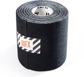 3x PREMIUM kinesiotape sporttape, elastische kwaliteitsbandage / 100% geweven katoen / waterafstotend / rollengte 5 m, breedte 7,5 cm, kleur: zwart