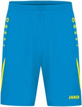 Jako Challenge Short Kinderen - Jako Blauw / Fluogeel