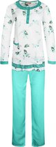 Dames pyjama Fine Woman gebloemd groen M