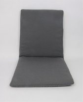 Madison Tuinstoelkussen Lage rug 92x40 cm Rib Grey