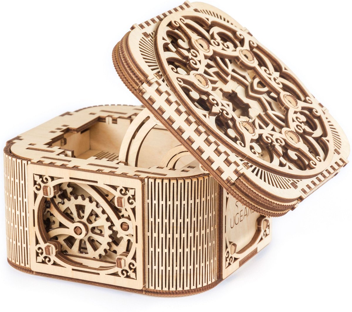 UGEARS Houten 3D Model - Juwelendoosje — afbeelding 2