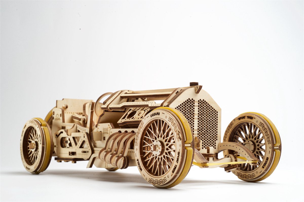 UGEARS Houten 3D Model - U-9 Grand Prix Car — afbeelding 7