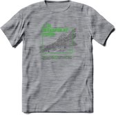 F-106 Vliegtuig T-Shirt | Unisex leger Kleding | Dames - Heren Straaljager shirt | Army F16 | Grappig bouwpakket Cadeau | - Donker Grijs - Gemaleerd - 3XL