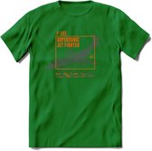 F-101 Vliegtuig T-Shirt | Unisex leger Kleding | Dames - Heren Straaljager shirt | Army F16 | Grappig bouwpakket Cadeau | - Donker Groen - L