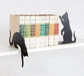 Arti - Mestieri -metalen - katten - poezen - boekensteunen - Italiaans - Design