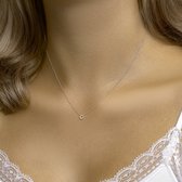 Collier Diamant 0.03ct H Si 39 - 40,5 - 42 Cm