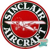 Sinclair Aircraft Gasoline Logo Emaille Bord 12" / 30 cm