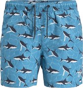 JACK&JONES PANTS STUDIO JPSTCRETE JJSWIM AKM ANIMAL SN Heren Zwembroek - Maat L