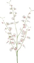 Viv! Home Luxuries Orchidee - kunstbloem - 92cm - wit - topkwaliteit