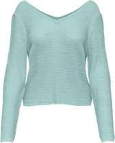 Only Trui Onlsunny L/s V-neck Pullover Knt 15254284 Harbor Gray Dames Maat - S