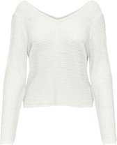 Only Trui Onlsunny L/s V-neck Pullover Knt 15254284 Cloud Dancer Dames Maat - XS