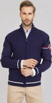 Heren Vest- Trui - Donker Blauw