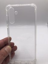 Hoogwaardige Anti shock stoot rubber siliconen - Geschikt voor Samsung Galaxy A13 5G / A04s - Extra sterke hoeken back cover - Transparant
