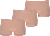 Dames Bamboe Hispter zonder naden 3 pack beige