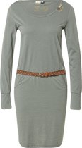 Ragwear jurk montana Olijfgroen-S (36)