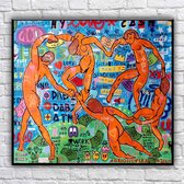 ✅ UNIEK 1 van de 10 - Luxify 161 - Kunstwerk Canvas 100x100 cm - groot - Print op Canvas schilderij - CUSTOM LUXURY WALL ART - FILM ART - CUSTOM WALL ART - CUSTOM DESIGN - (Wanddec