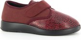 Varomed - Zürich - luxe stretch verbandschoenen - maat 46 - Bordeaux - met CE keurmerk - soepele zool - Hallux - verbandpantoffels - verbandsloffen - therapieschoenen -