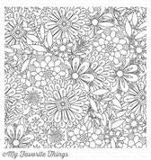 Bundles Of Blossoms Background Stamp (BG-76)