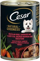 6x Cesar - Natural goodness rund en groenten - 400g