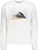 Haze & Finn Trui Crew Egevang X Hf Ma 0406 Arctic White Mannen Maat - L