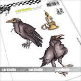 Carabelle Studio Cling stamp A6 Poe's ravens