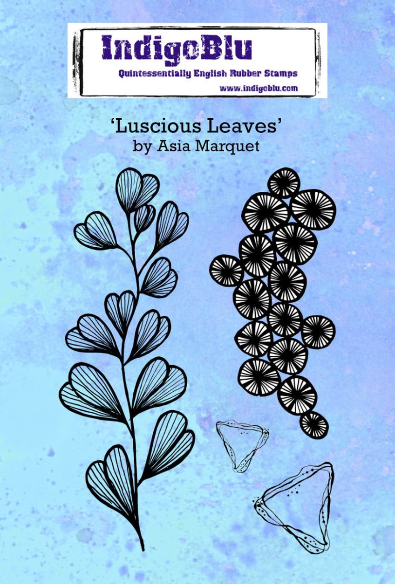 Luscious Leaves A6 Rubber Stamps (IND0701)