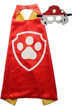 Paw Patrol Marshall cape + masker / verkleed pak / verkleedkleding / verkleden kind