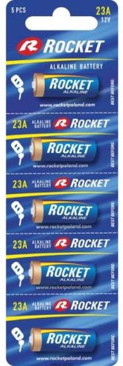 Rocket 23a 12v battery - 5 stuks