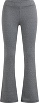 WE Fashion Dames flared legging met pied-de-poule - Curve