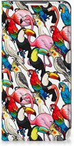 Telefoon Hoesje Geschikt voor Samsung Galaxy S22 Bookcover Case Birds