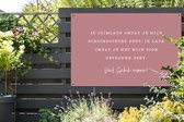 Tuinposter - Tuindoek - Tuinposters buiten - Trouwen - Spreuken - Schoondochter - 120x80 cm - Tuin