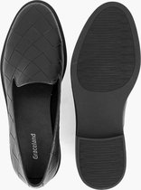 graceland Zwarte loafer ruitmotief - Maat 36