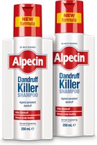 Alpecin Dandruff Killer Anti Roos Shampoo 2x 250ml | Effectief verwijdert en voorkomt roos