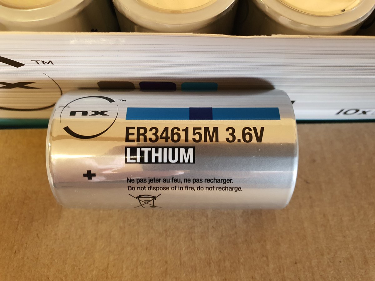ER34615M D size PCL9003 batterij van NX (Enix), 3.6V 14.5 Ah, nieuw, Lithiumtionylchloride - clearance sale!