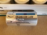 160 stuks ER34615M D size PCL9003 batterij van NX (Enix), 3.6V 14.5 Ah, shelf life 2029, Lithiumtionylchloride - clearance sale! In original manufacturer box. Verlaagd in prijs.