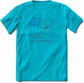 ME-262 Vliegtuig T-Shirt | Unisex leger Kleding | Dames - Heren Straaljager shirt | Army F16 | Grappig bouwpakket Cadeau | - Blauw - L