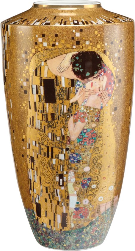 Goebel - Gustav Klimt | Vaas De Kus 55 | Artis Orbis - porselein - 55cm - Limited Edition - met echt goud