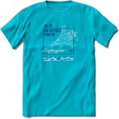 SU-35 Vliegtuig T-Shirt | Unisex leger Kleding | Dames - Heren Straaljager shirt | Army F16 | Grappig bouwpakket Cadeau | - Blauw - XXL