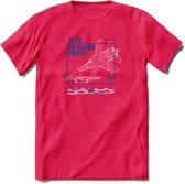 SU-35 Vliegtuig T-Shirt | Unisex leger Kleding | Dames - Heren Straaljager shirt | Army F16 | Grappig bouwpakket Cadeau | - Roze - XL