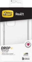 OtterBox React Samsung S22 Ultra Hoesje Transparant + Screen Protector