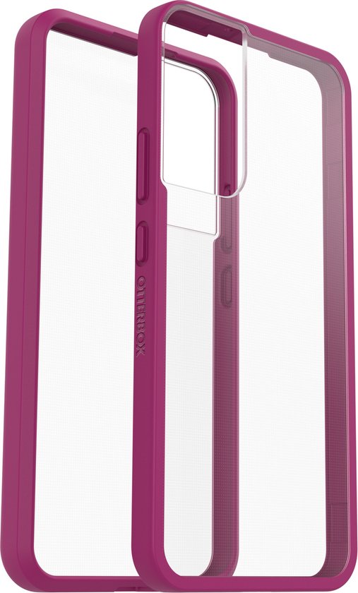 OtterBox React Samsung Galaxy S22 Plus Hoesje - Transparant/roze