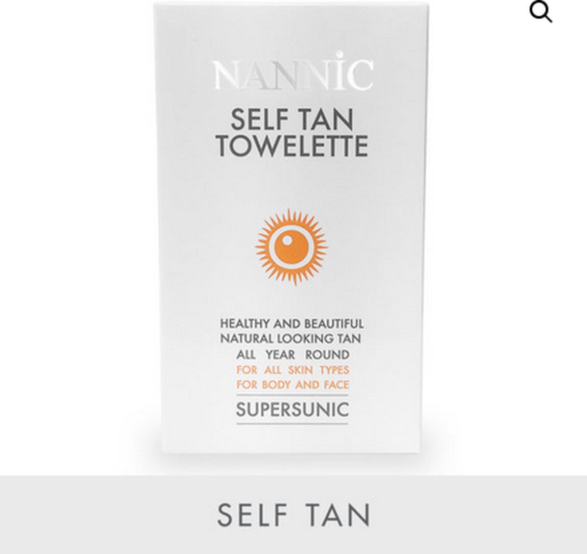 Nannic Self Tan Towelette Supersunic