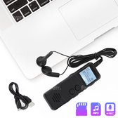 BronStore | Digitale Voice Recorder | Dictafoon | USB Oplaadbaar | 16GB Interne Opslag | Klein en Compact Mini Formaat | Audio in MP3 of WAV met Ruisonderdrukking | Draadloze Memo Recorder | 