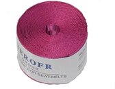 Autogordel Polyester/Nylon in kleur Roze