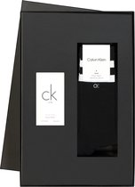 Heren cadeaubox: CK One parfum + 2-pack Calvin Klein sokken -  Maat: 39-42