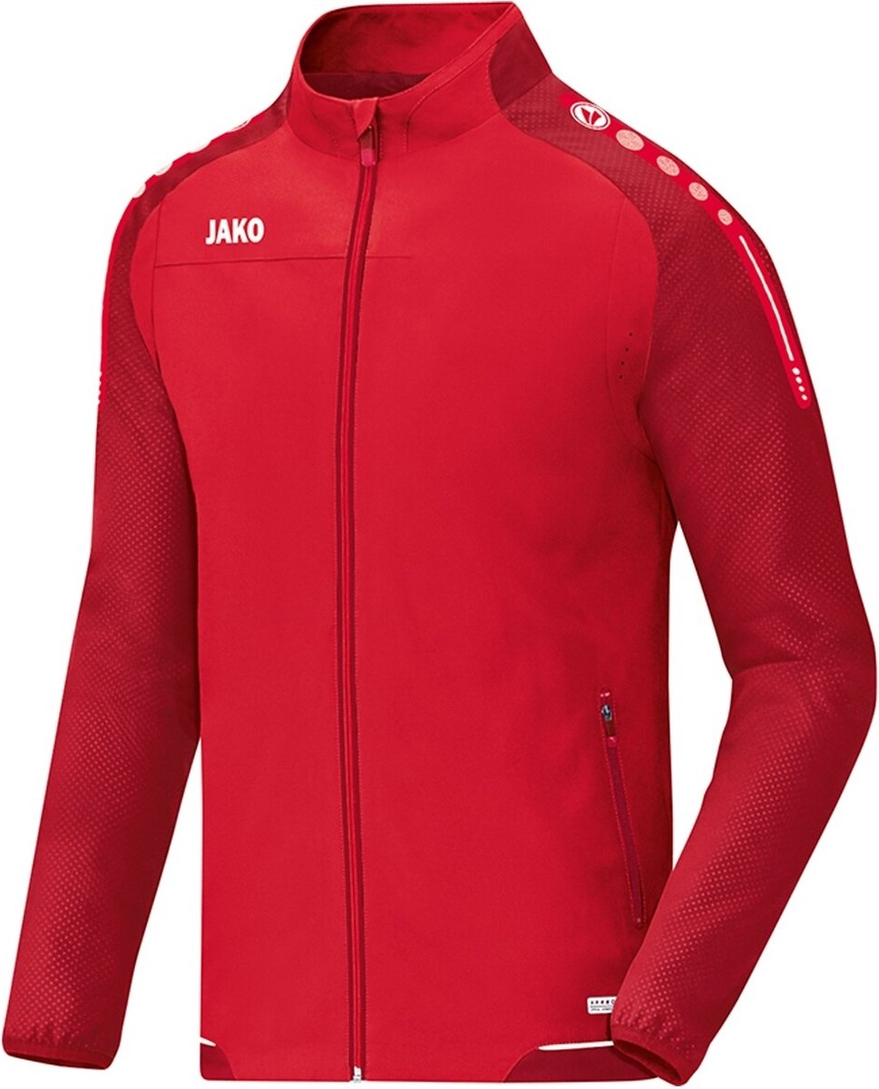 Jako Champ Vrijetijdsvest Heren - Rood / Donkerrood | Maat: S