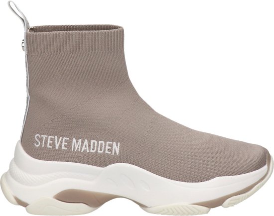Steve Madden Master Hoge sneakers - Dames - Taupe - Maat 37 | bol.com
