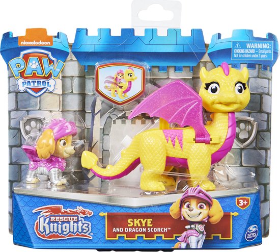 Paw Patrol Rescue Knights Sparks the Dragon & Claw