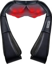 Dieux® Shiatsu pro massagekussen 16 Roterende Ballen met infrarood en een autostekker inbegrepen